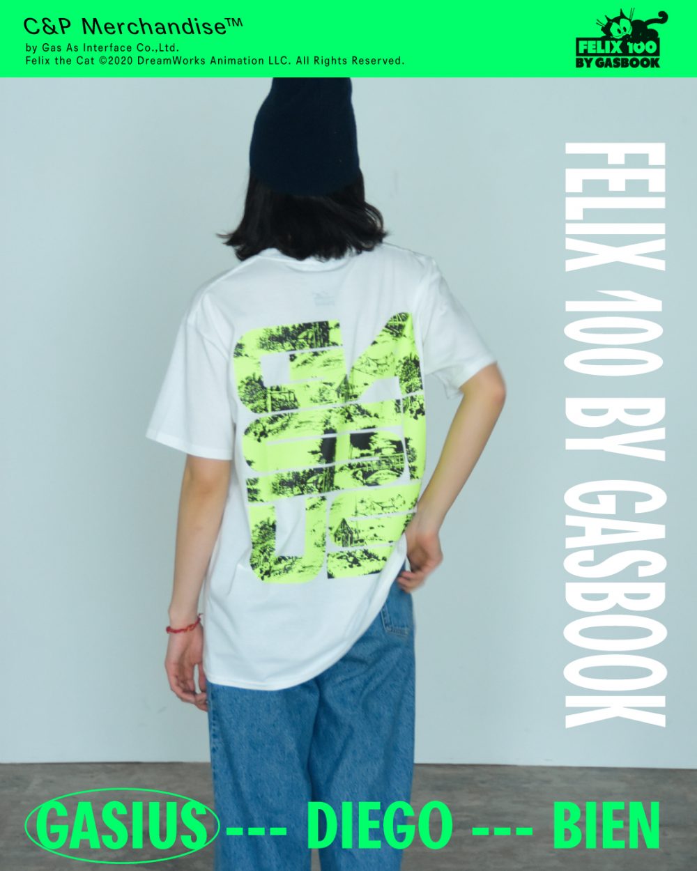 100周年記念！「FELIX100 by GASBOOK vol.2」2021春夏Tシャツコレクションを発売！